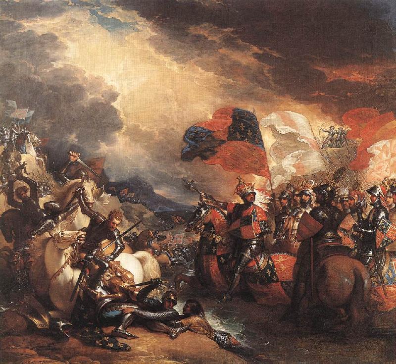 Benjamin West Edward III Crossing the Somme Germany oil painting art